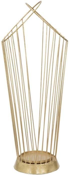 Mauro Ferretti Stick Paraplubak in metaal goud