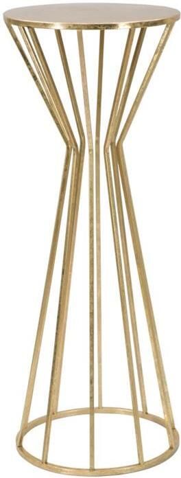 Mauro Ferretti Stick Ronde tafel in goud metaal