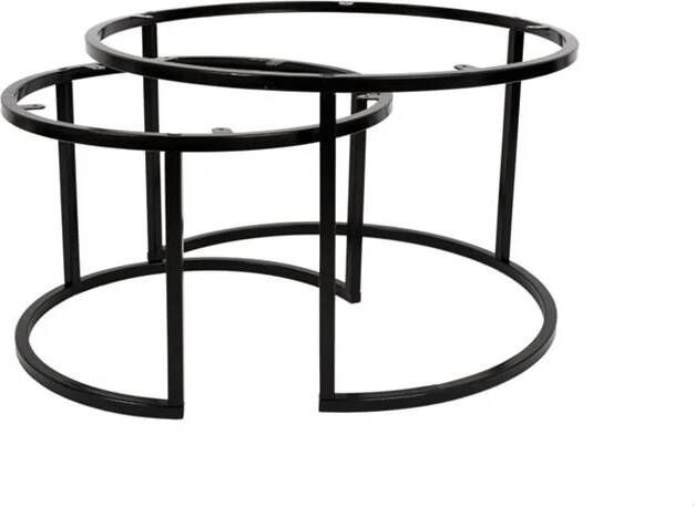 MaximaVida metalen salontafel frame set Chicago 58 cm en 45 cm - Foto 2
