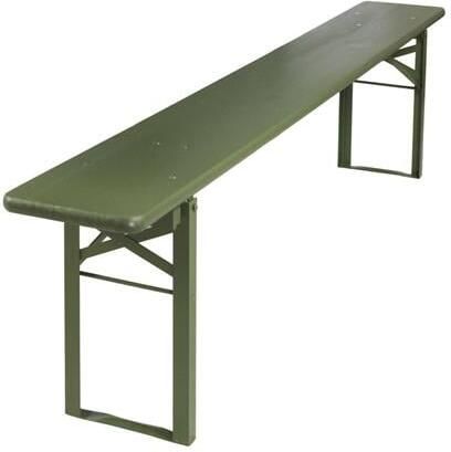 MaximaVida Inklapbare bierbank Berlijn olijfgroen 200 cm