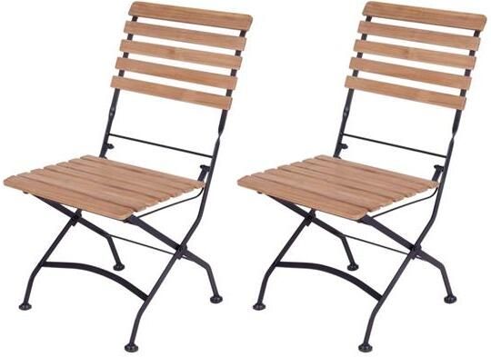 MaximaVida Inklapbare tuinstoel Toscana 2 stuks