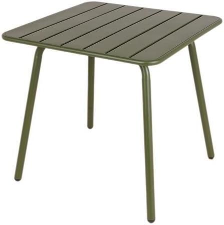 MaximaVida metalen vierkante tuintafel Max olijfgroen 80 x 80 cm