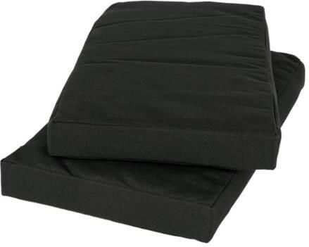 MaximaVida picknicktafel kussen Havana zwart 55 cm 4 stuks