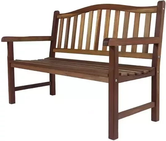 MaximaVida tuinbank Rainbow 130 cm geolied uit exclusief mahoniehout