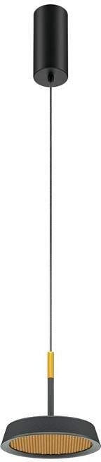 Maytoni Hanglamp El Zwart met goud Ø15 3
