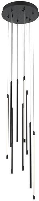 Maytoni Hanglamp Light stick Zwart Ø35