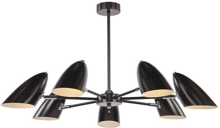 Maytoni Kroonluchter Aida Zwart Ø73 1