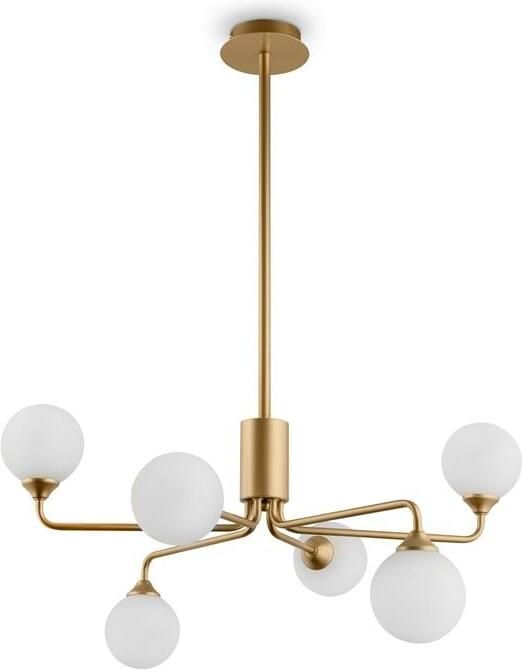 Maytoni Kroonluchter Alexis Mat goud Ø65