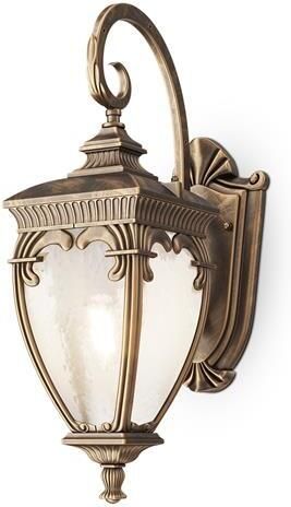 Maytoni Outdoor Wandlamp Fleur Zwart met goud Ø26