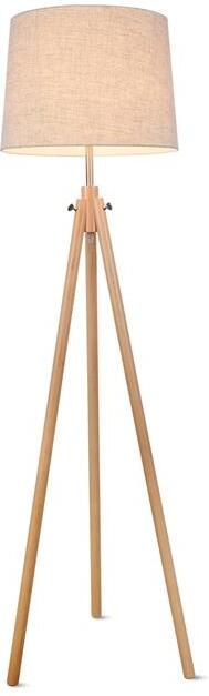 Maytoni Vloerlamp Calvin Beige Ø51