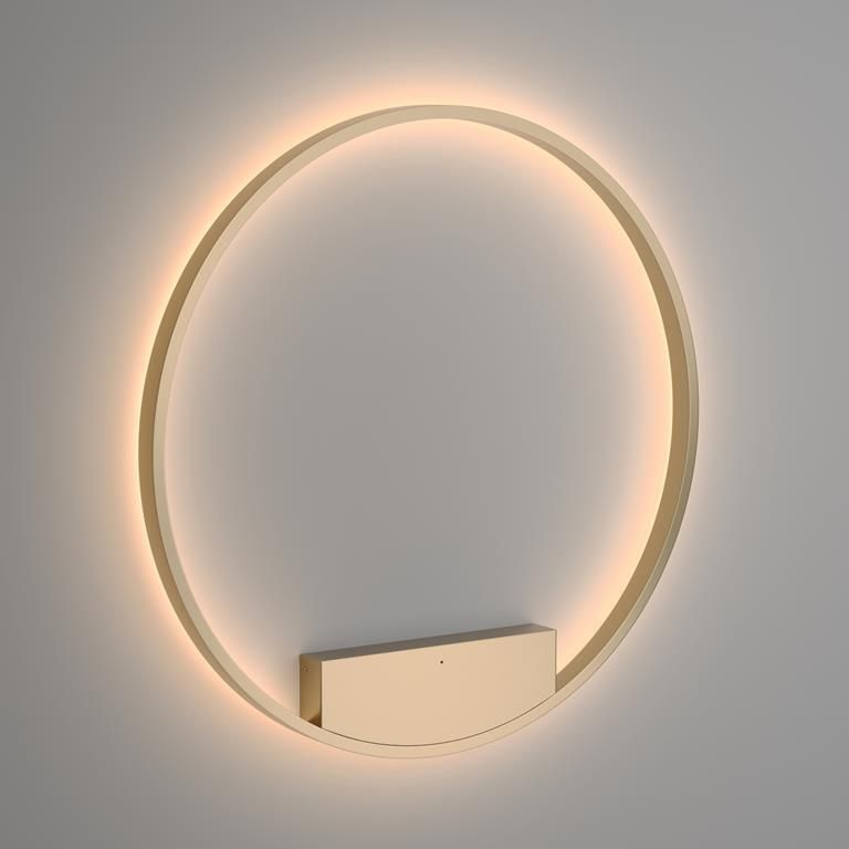 Maytoni Wandlamp Rim Messing Ø80