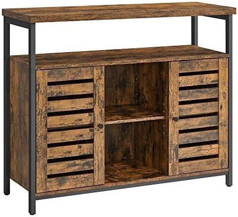 MAZAZU MIRA Home Dressoir Opbergkast Tv kast Tv meubel Industrieel Vintage 100 x 35 x 80 - Foto 2