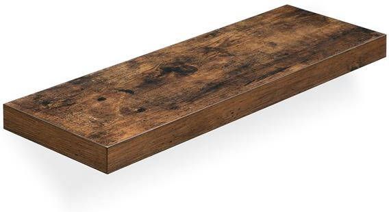 MAZAZU Wandplank Houten Zwevende Plank Stijlvol en Duurzaam Bruin 60x20x3 8 cm - Foto 4