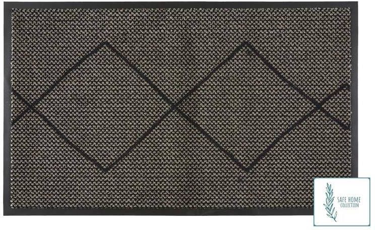 MD-Entree Antibacteriële schoonloopmat Jada Bronze 75 x 120 cm