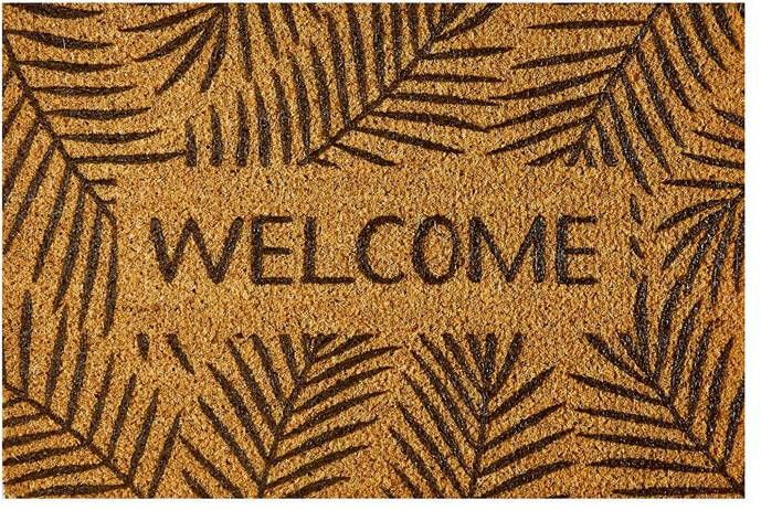 MD-Entree Deurmat Kokosmat Finesse Leaves Welcome 40 x 60 cm