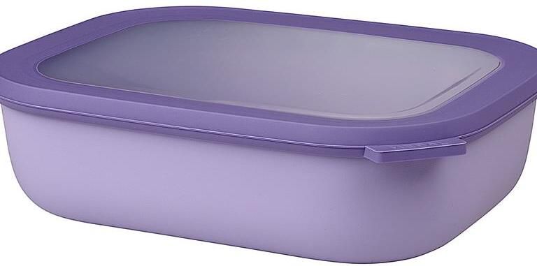Mepal Multikom Cirqula rechthoekig 2000 ml Vivid lilac