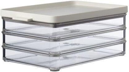 Mepal Omnia Koelkastdoos Vleeswaren 3-laags Nordic White