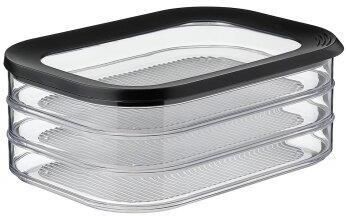 Mepal Vleeswarendoos Modula 550|3 zwart