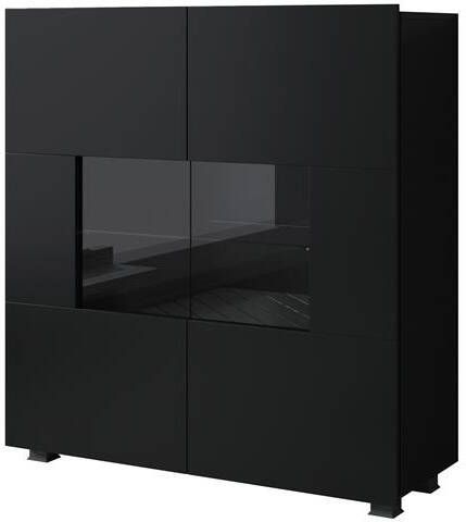 Meubella Dressoir Calgary Mat Zwart 100 cm - Foto 2