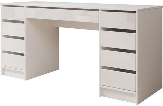 MEUBELLA Bureau Avio 2 Wit hoogglans 154 cm - Foto 2