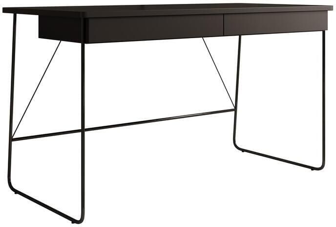 Meubella Bureau Medea Zwart 135 cm - Foto 2