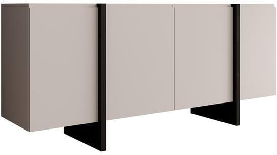 MEUBELLA Dressoir Kelton Beige Zwart 180 cm - Foto 2