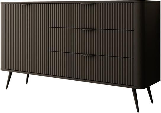MEUBELLA Dressoir Lima Zwart 138 cm - Foto 2