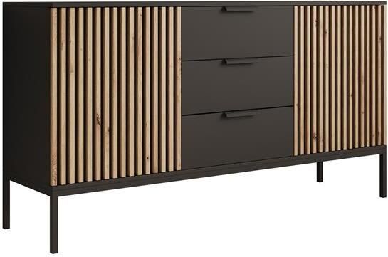 Meubella Dressoir Marbella Zwart 150 cm - Foto 2