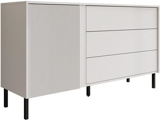 Meubella Dressoir Margareth Wit 145 cm 3 lades - Foto 2