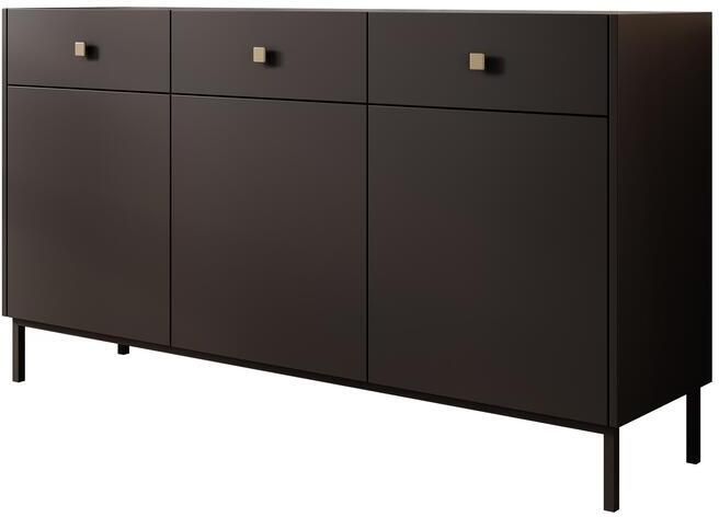 MEUBELLA Dressoir Norment Zwart 155 cm - Foto 2