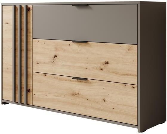 MEUBELLA Dressoir Roma Grijs Eiken 125 cm - Foto 2