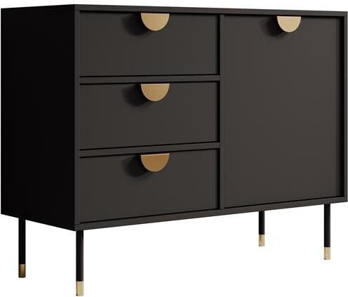 Meubella Dressoir Veerle Zwart 100 cm - Foto 2