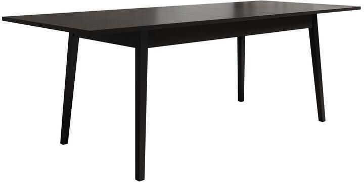 Meubella Eetkamertafel Monor Zwart eiken 220 cm Uitschuifbaar - Foto 2