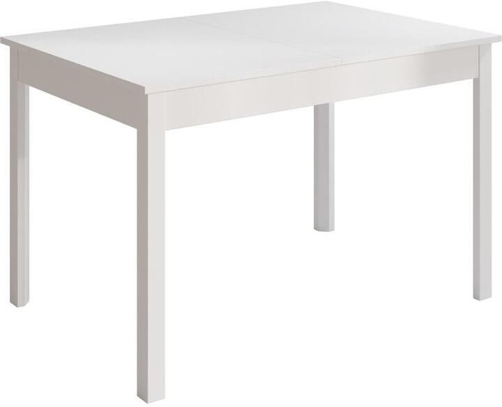 MEUBELLA Eetkamertafel Steve Wit 160 cm Uitschuifbaar - Foto 2