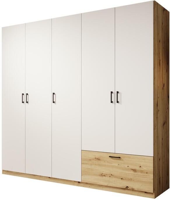 MEUBELLA Kledingkast Audrey Wit 225 cm - Foto 2