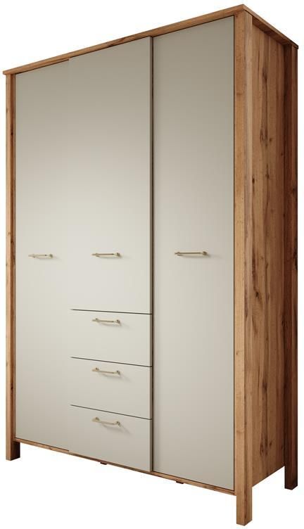 MEUBELLA Kledingkast Isaac Beige 138 cm - Foto 2