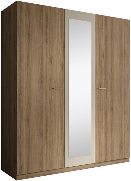 Meubella Kledingkast Valduz Eiken 179 cm Met spiegel - Foto 2