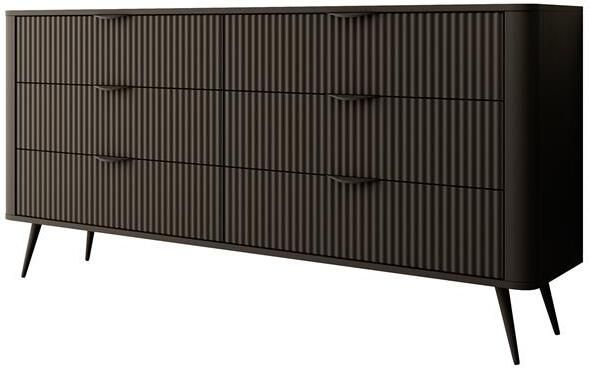 MEUBELLA Ladekast Lima Zwart 163 cm - Foto 2