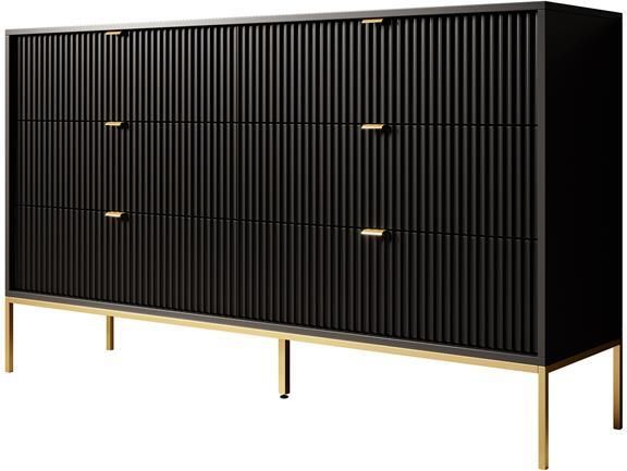 MEUBELLA Ladekast Navil 2 Zwart 154 cm - Foto 2