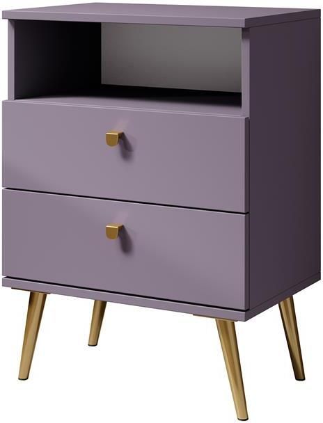 Meubella Nachtkastje Hidde Paars 50 cm - Foto 2