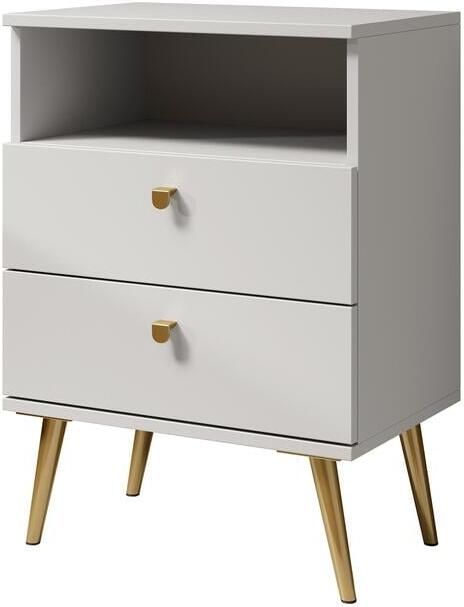 MEUBELLA Nachtkastje Hidde Wit 50 cm - Foto 2