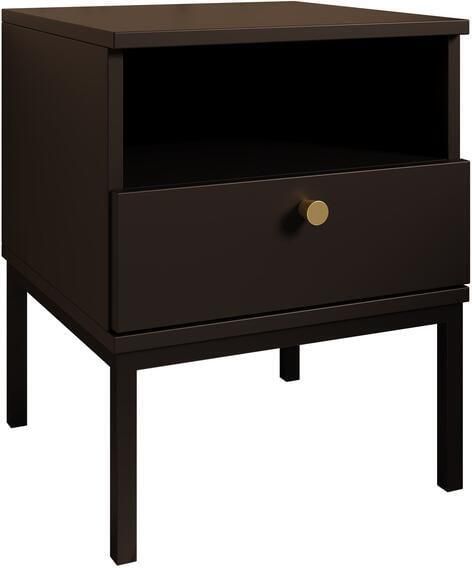 MEUBELLA Nachtkastje Lagos Zwart 40 cm - Foto 2