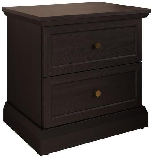 MEUBELLA Nachtkastje Leroy Zwart eiken 52 cm - Foto 2