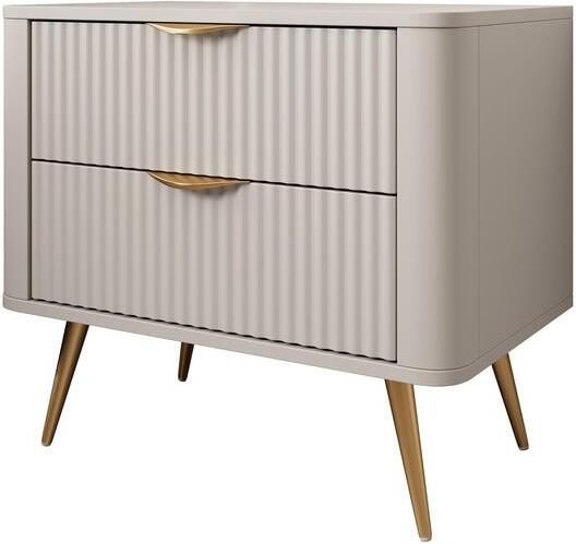 MEUBELLA Nachtkastje Lima Beige 63 cm - Foto 2