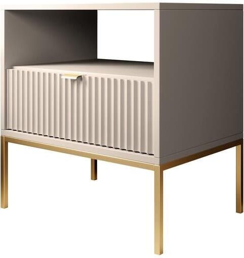 Meubella Nachtkastje Navil 2 Beige - Foto 2