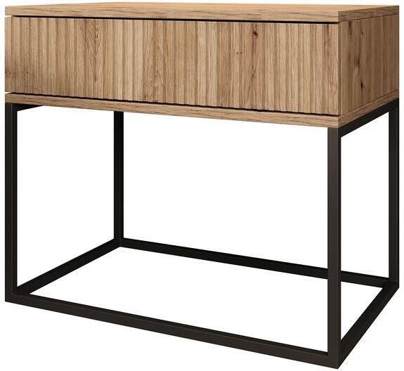 Meubella Nachtkastje Sylvester 2 Eiken 60 cm - Foto 2