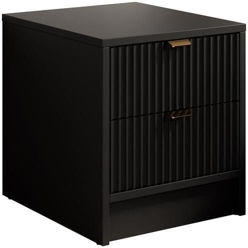 Meubella Nachtkastje Tavares Zwart 35 cm - Foto 2