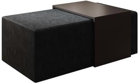 Meubella Salontafel Melbourne Zwart velvet 110 cm - Foto 2