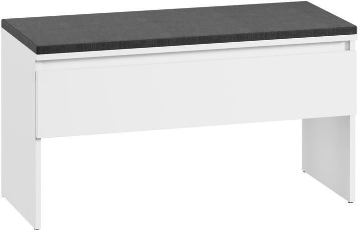 MEUBELLA Schoenenkast Santiago Wit 92 cm Met klep - Foto 2