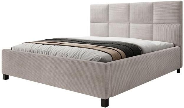 Meubella Tweepersoonsbed Soline Beige ribstof 180x200 cm - Foto 2